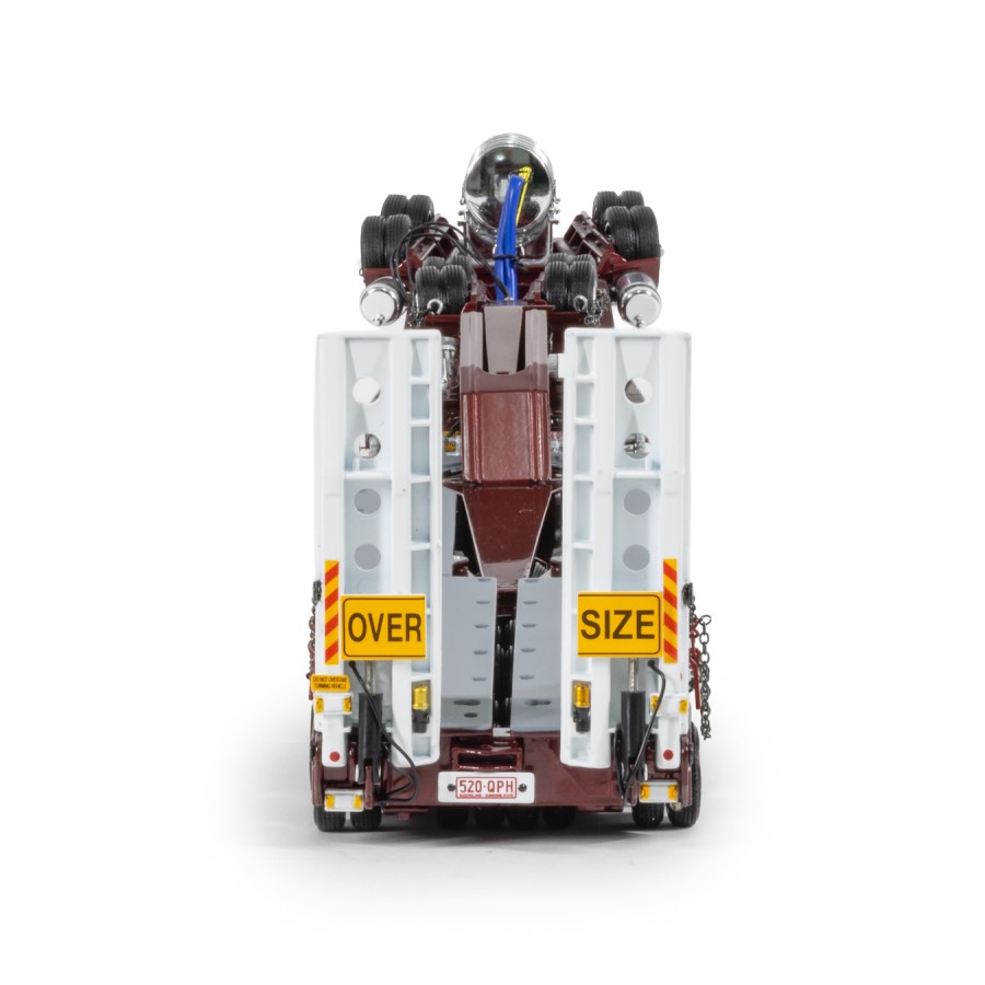 Drake ZT09348 AUSTRALIAN Drake 4x8 Swingwing Drop Deck Trailer and 2x8 Dolly Patlin Transport - Scale 1:50