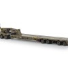 Drake ZT09350 Drake 4x8 Swingwing Gooseneck Drop Deck Trailer & 2x8 Dolly Australian Army - Scale 1:50