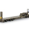 Drake ZT09350 Drake 4x8 Swingwing Gooseneck Drop Deck Trailer & 2x8 Dolly Australian Army - Scale 1:50