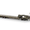 Drake ZT09350 Drake 4x8 Swingwing Gooseneck Drop Deck Trailer & 2x8 Dolly Australian Army - Scale 1:50