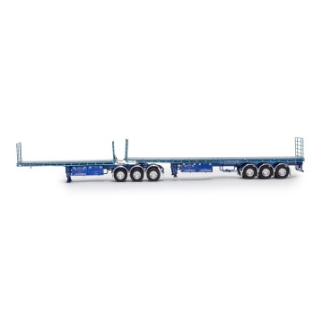 Drake ZT09356 AUSTRALIAN Maxitrans Freighter B Double Flat Top Trailer Set Mactrans - Scale 1:50