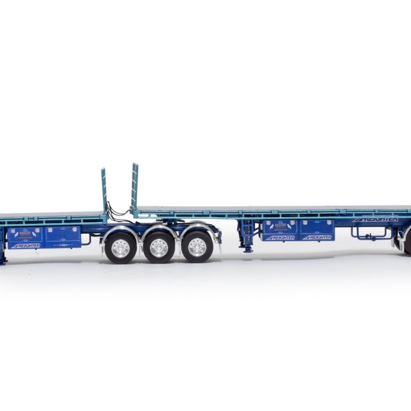 Drake ZT09356 AUSTRALIAN Maxitrans Freighter B Double Flat Top Trailer Set Mactrans - Scale 1:50
