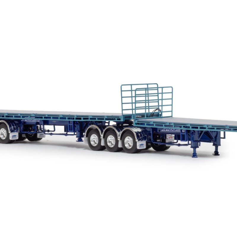 Drake ZT09356 AUSTRALIAN Maxitrans Freighter B Double Flat Top Trailer Set Mactrans - Scale 1:50