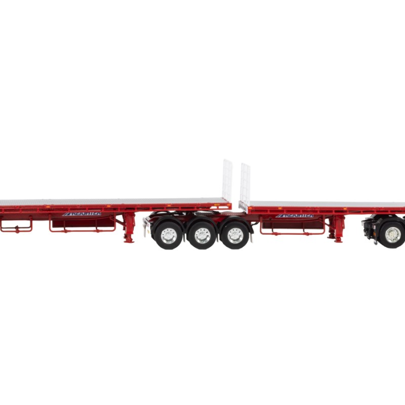 WSI 01-3910 – Volvo FH4 6x4 Prime Mover with B-Double Trailer – Borger Cranes - Scale 1:50