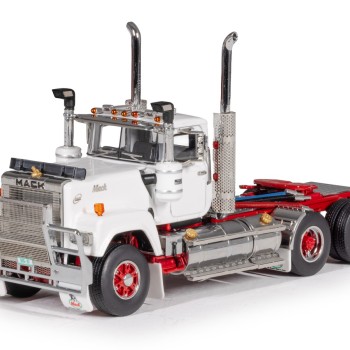 Drake Collectibles Z01681 - Mack Superliner Day Cab 6x4 Prime Mover Series 1 White Red - Scale 1:50