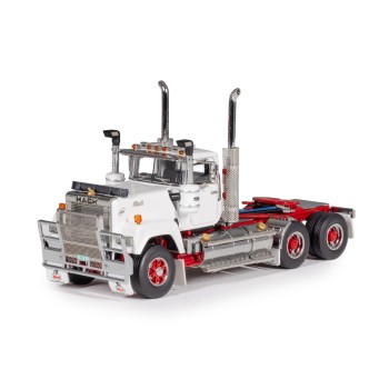 Drake Collectibles Z01681 - Mack Superliner Day Cab 6x4 Prime Mover Series 1 White Red - Scale 1:50