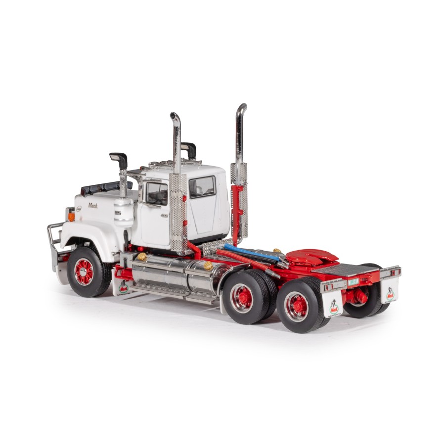 Drake Collectibles Z01681 - Mack Superliner Day Cab 6x4 Prime Mover Series 1 White Red - Scale 1:50