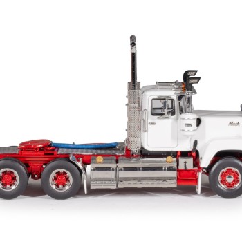 Drake Collectibles Z01681 - Mack Superliner Day Cab 6x4 Prime Mover Series 1 White Red - Scale 1:50