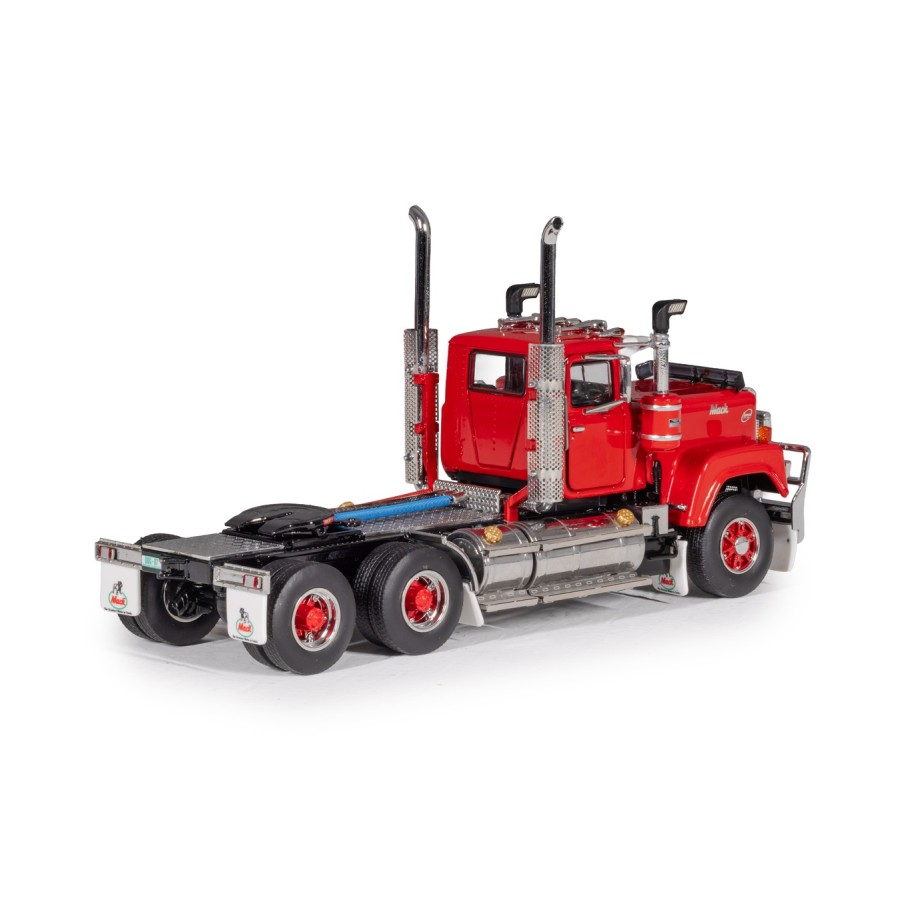 Drake Collectibles Z01682 - Mack Superliner Day Cab 6x4 Prime Mover Series 1 Red Black - Scale 1:50