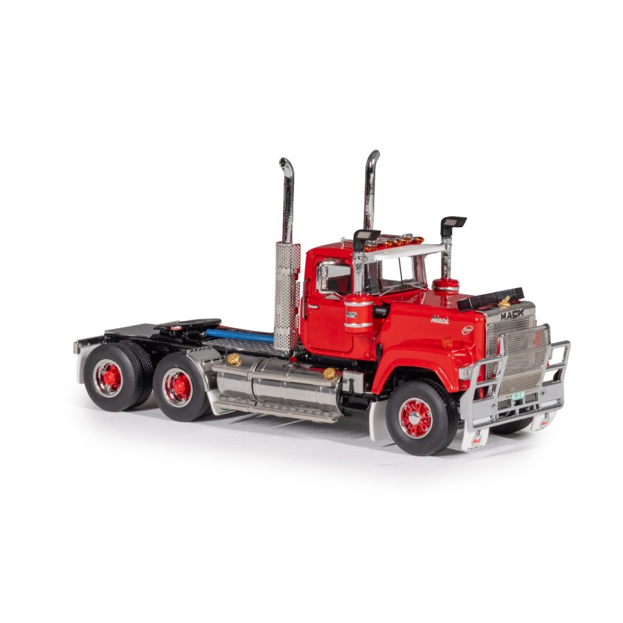 Drake Collectibles Z01682 - Mack Superliner Day Cab 6x4 Prime Mover Series 1 Red Black - Scale 1:50