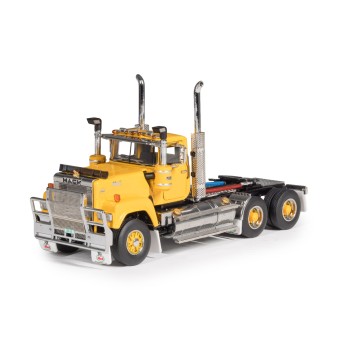Drake Collectibles Z01683 - Mack Superliner Day Cab 6x4 Prime Mover Series 1 Yellow Black - Scale 1:50