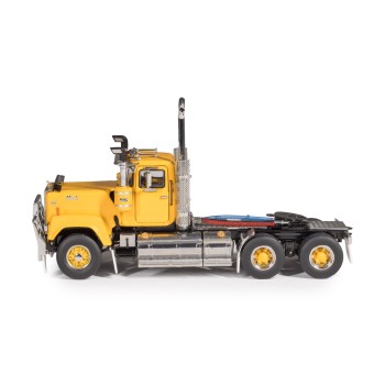 Drake Collectibles Z01683 - Mack Superliner Day Cab 6x4 Prime Mover Series 1 Yellow Black - Scale 1:50