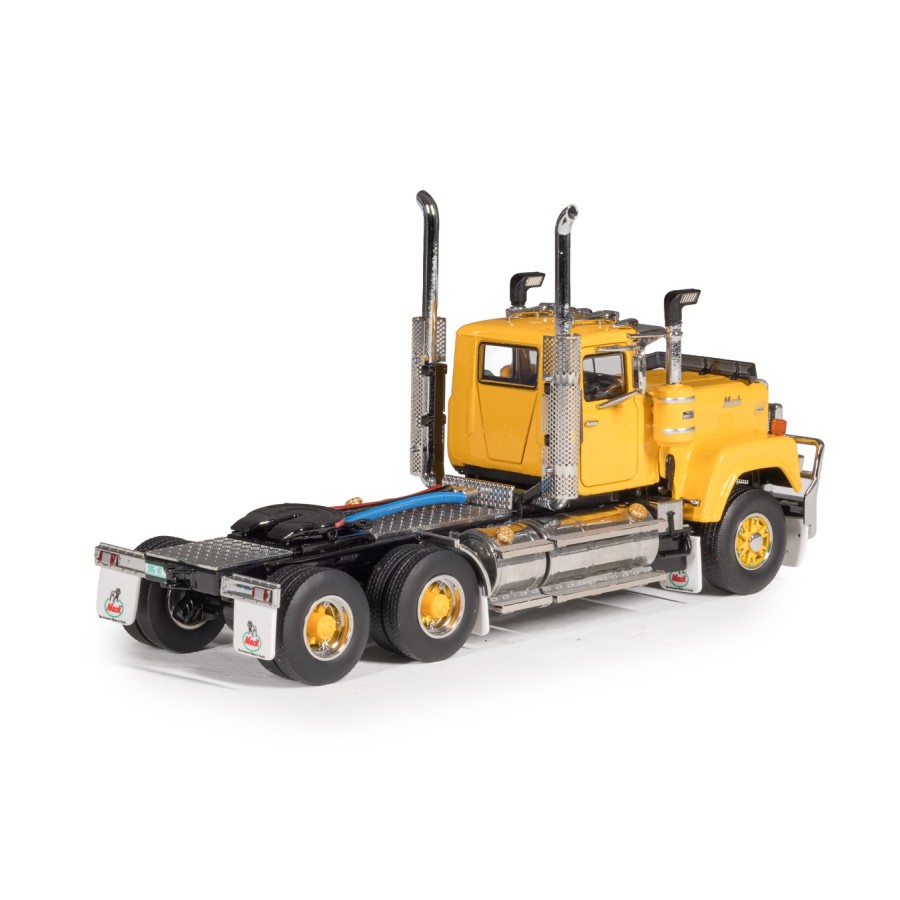 Drake Collectibles Z01683 - Mack Superliner Day Cab 6x4 Prime Mover Series 1 Yellow Black - Scale 1:50