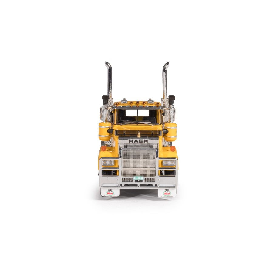 Drake Collectibles Z01683 - Mack Superliner Day Cab 6x4 Prime Mover Series 1 Yellow Black - Scale 1:50