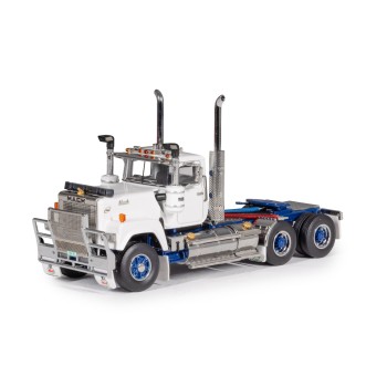 Drake Collectibles Z01715 - Mack Superliner Day Cab 6x4 Prime Mover Series 1 White Blue - Scale 1:50
