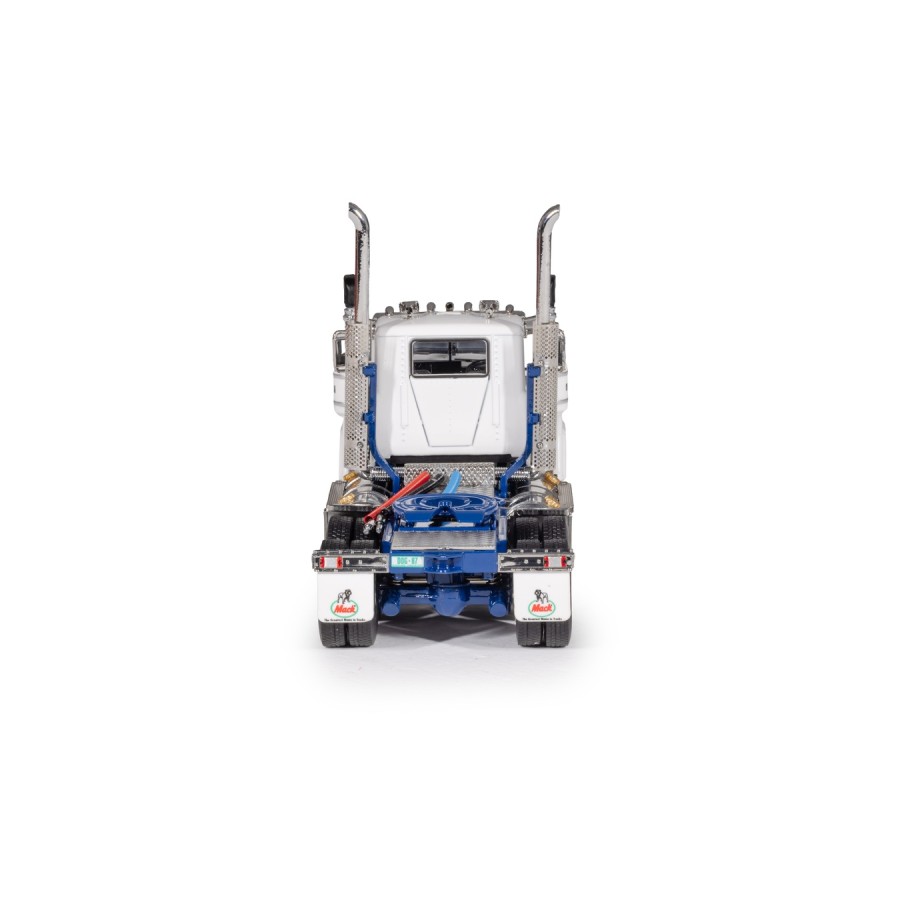 Drake Collectibles Z01715 - Mack Superliner Day Cab 6x4 Prime Mover Series 1 White Blue - Scale 1:50