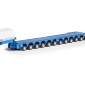 Drake Collectibles ZT09372 Scheuerle Low Loader Steerable Trailer Set Light Blue McAleese Style - Scale 1:50