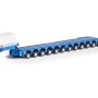 Drake Collectibles ZT09372 Scheuerle Low Loader Steerable Trailer Set Light Blue McAleese Style - Scale 1:50