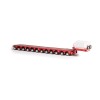 Drake Collectibles ZT09377 Scheuerle Low Loader Steerable Trailer Set Rosso Red - Scale 1:50