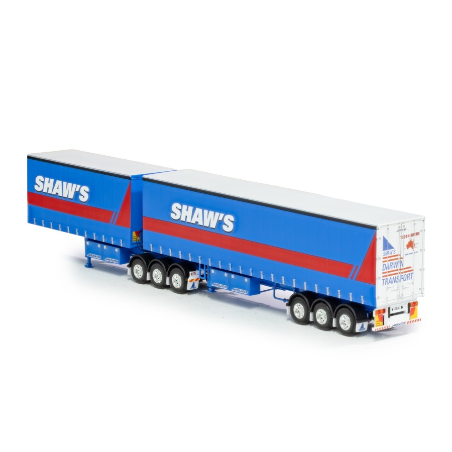 Drake ZT09352 - Australian Freighter T-Liner B Double Set Shaw's Darwin Transport - Scale 1:50