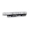 Drake ZT09362 AUSTRALIAN Freighter B Double Trailer Set Black - Scale 1:50