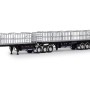 Drake ZT09362 AUSTRALIAN Freighter B Double Trailer Set Black - Scale 1:50