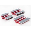 Drake ZT09071A AUSTRALIAN Heavy Haulage 7x8 Steerable Trailer 2x8 3x8 Clip Trailer Accessory Kit White Red - Scale 1:50