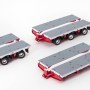 Drake ZT09071A AUSTRALIAN Heavy Haulage 7x8 Steerable Trailer 2x8 3x8 Clip Trailer Accessory Kit White Red - Scale 1:50