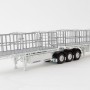 Drake ZT09124 AUSTRALIAN Maxitrans Freighter Flat Top B-Double Trailer Set White - Scale 1:50