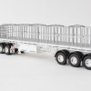 Drake ZT09124 AUSTRALIAN Maxitrans Freighter Flat Top B-Double Trailer Set White - Scale 1:50