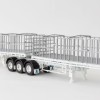 Drake ZT09124 AUSTRALIAN Maxitrans Freighter Flat Top B-Double Trailer Set White - Scale 1:50