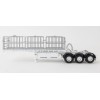 Drake ZT09124 AUSTRALIAN Maxitrans Freighter Flat Top B-Double Trailer Set White - Scale 1:50