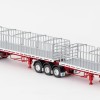 Drake ZT09125 AUSTRALIAN Maxitrans Flat Top Freighter B-Double Trailer Set White & Red - Scale 1:50