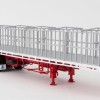Drake ZT09125 AUSTRALIAN Maxitrans Flat Top Freighter B-Double Trailer Set White & Red - Scale 1:50