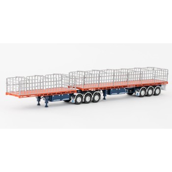 Drake ZT09131 AUSTRALIAN Maxitrans Freighter B Double Trailer Set Drake Trailers - Scale 1:50
