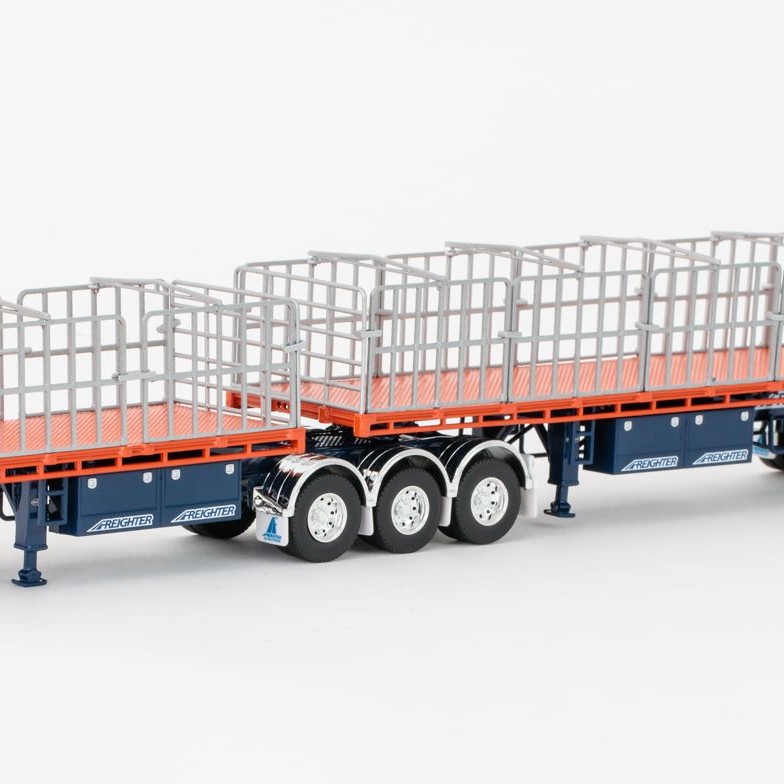 Drake ZT09131 AUSTRALIAN Maxitrans Freighter B Double Trailer Set Drake Trailers - Scale 1:50