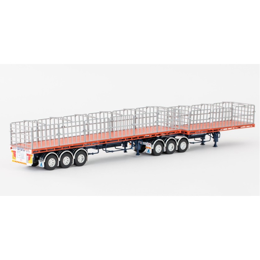 Drake ZT09131 AUSTRALIAN Maxitrans Freighter B Double Trailer Set Drake Trailers - Scale 1:50