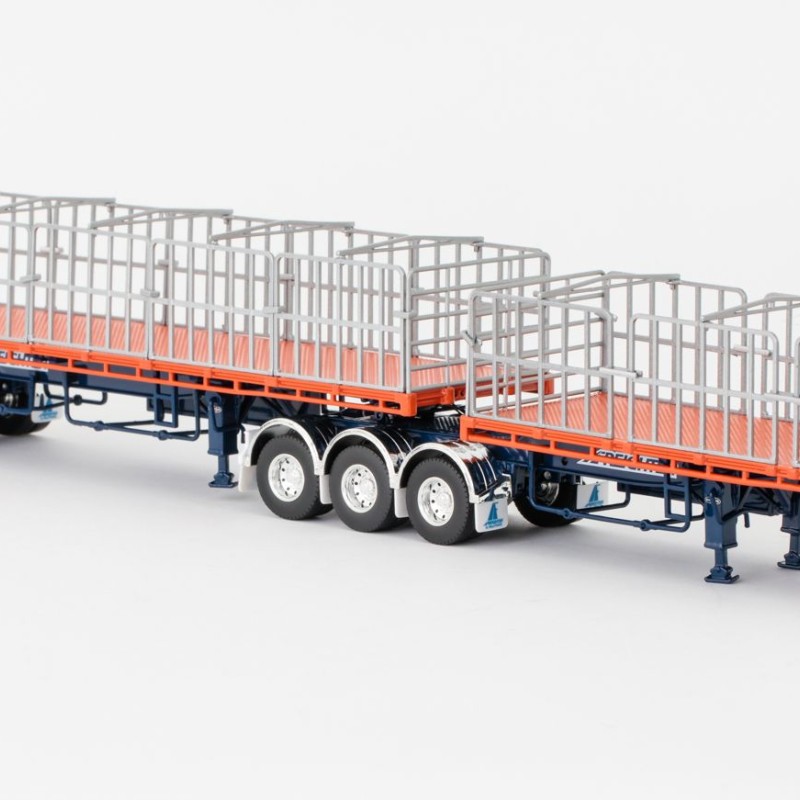 Drake ZT09131 AUSTRALIAN Maxitrans Freighter B Double Trailer Set Drake Trailers - Scale 1:50