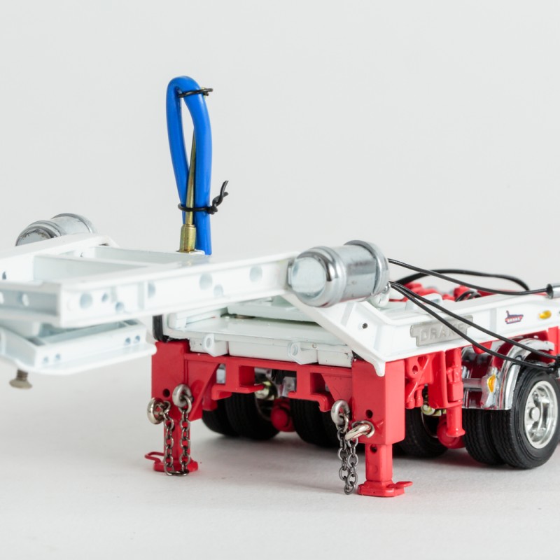 Drake ZT09168 - Australian Drake 2x8 Dolly Red and White - Scale 1:50