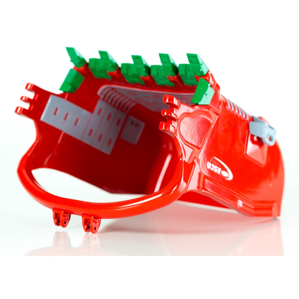 Drake ZWBR001 Australian Load ESCO 155 Cubic Yard ProFill Dragline Bucket RED Scale 1:50