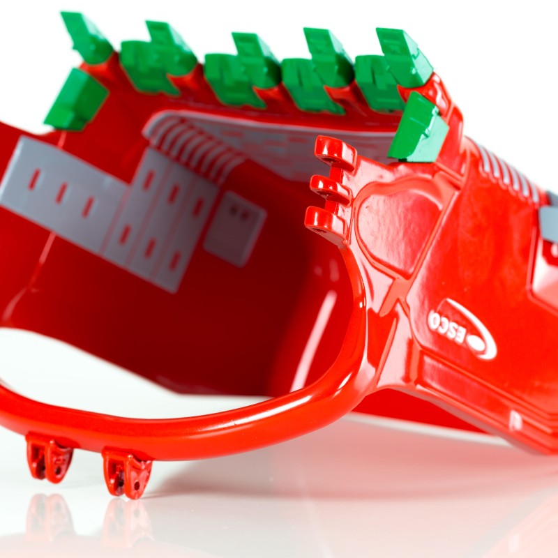 Drake ZWBR001 Australian Load ESCO 155 Cubic Yard ProFill Dragline Bucket RED Scale 1:50