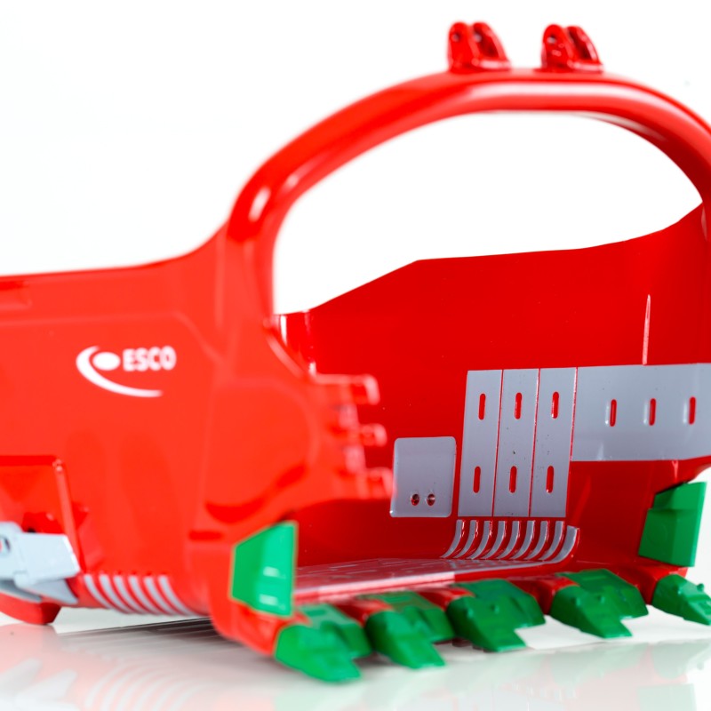 Drake ZWBR001 Australian Load ESCO 155 Cubic Yard ProFill Dragline Bucket RED Scale 1:50