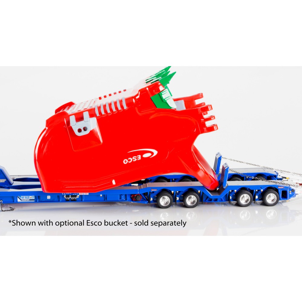 Drake ZWBR001 Australian Load ESCO 155 Cubic Yard ProFill Dragline Bucket RED Scale 1:50