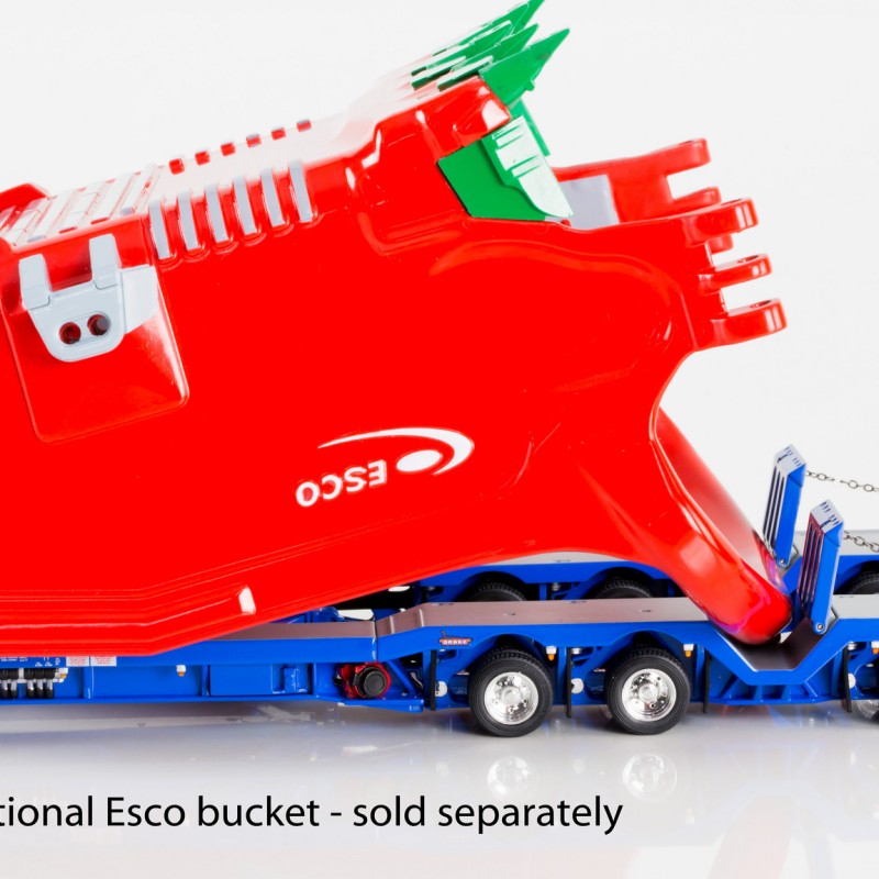 Drake ZWBR001 Australian Load ESCO 155 Cubic Yard ProFill Dragline Bucket RED Scale 1:50