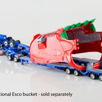 Drake ZWBR001 Australian Load ESCO 155 Cubic Yard ProFill Dragline Bucket RED Scale 1:50