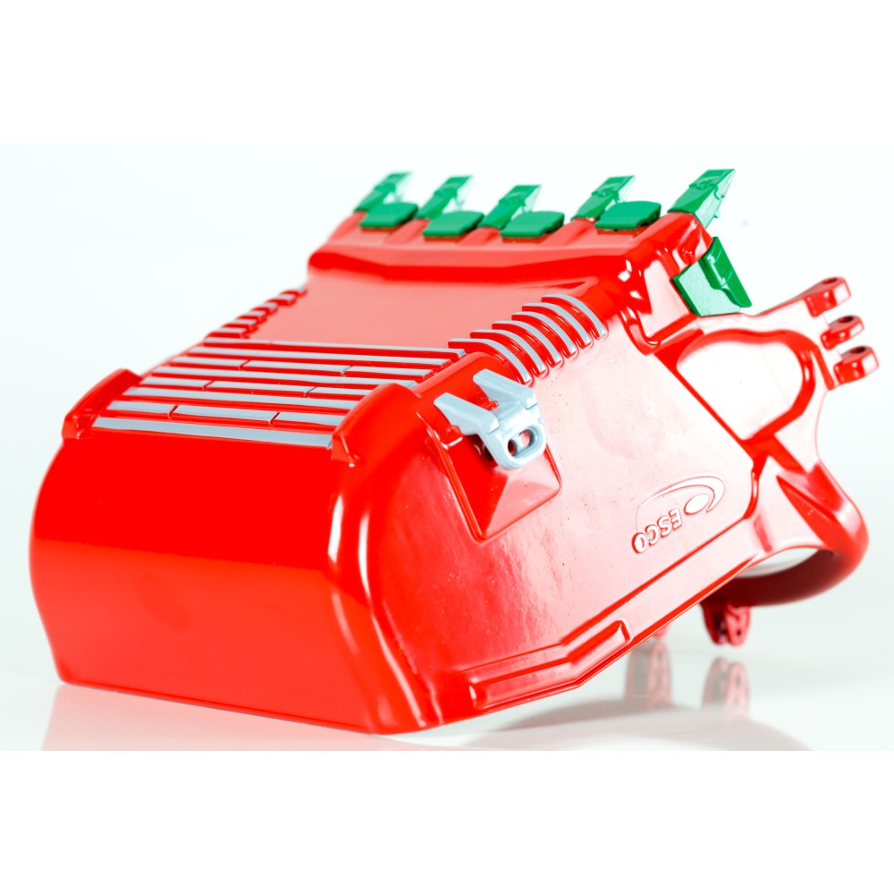 Drake ZWBR001 Australian Load ESCO 155 Cubic Yard ProFill Dragline Bucket RED Scale 1:50