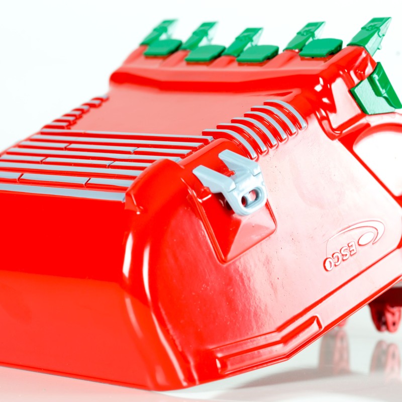 Drake ZWBR001 Australian Load ESCO 155 Cubic Yard ProFill Dragline Bucket RED Scale 1:50