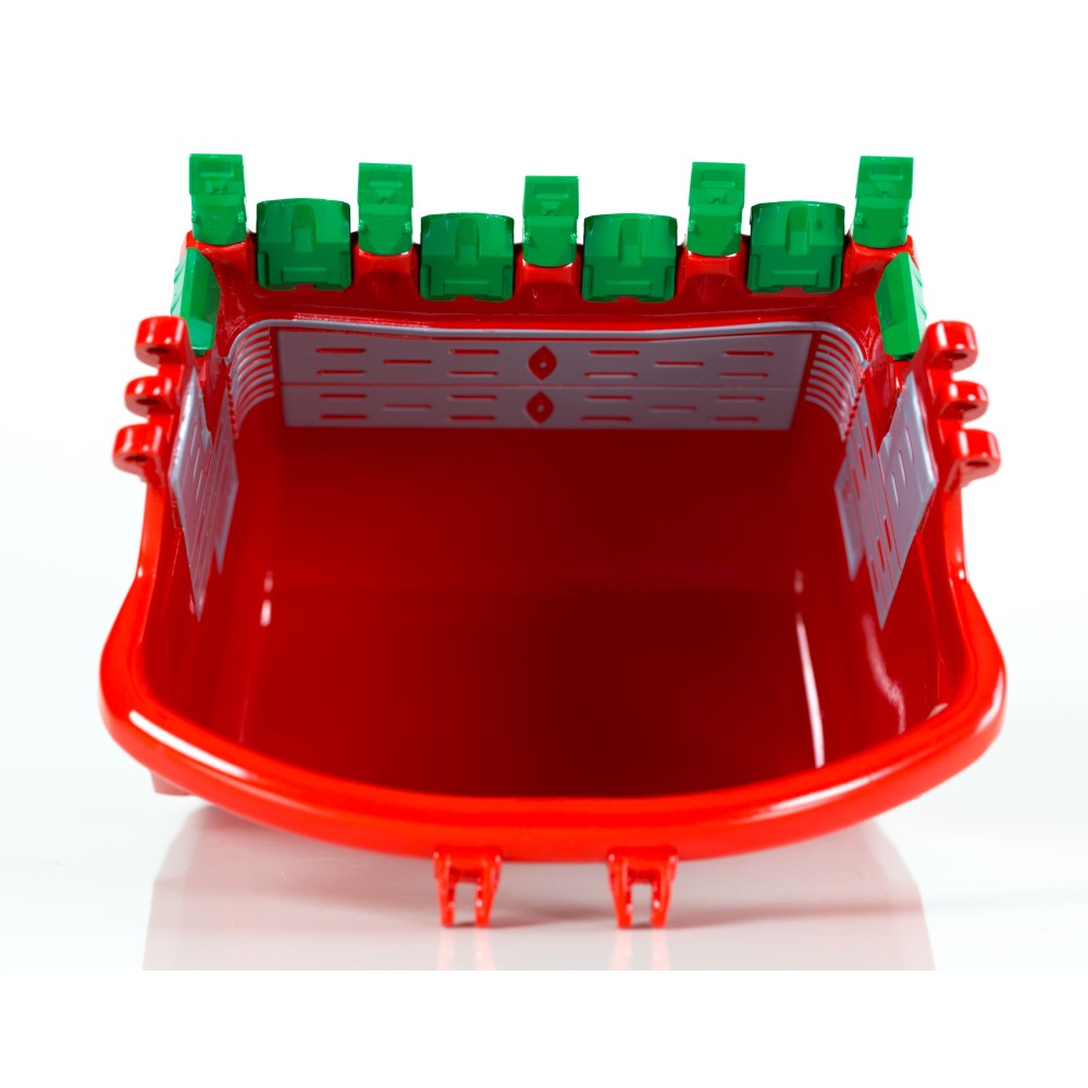 Drake ZWBR001 Australian Load ESCO 155 Cubic Yard ProFill Dragline Bucket RED Scale 1:50