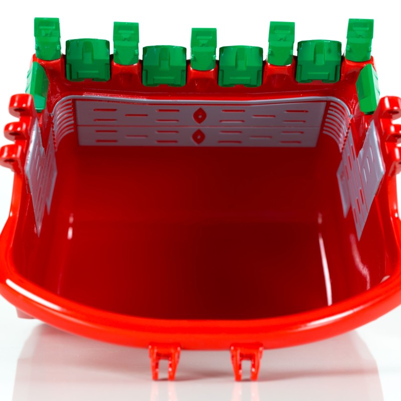 Drake ZWBR001 Australian Load ESCO 155 Cubic Yard ProFill Dragline Bucket RED Scale 1:50