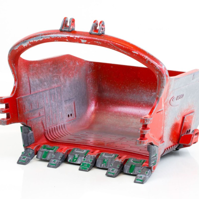 Drake ZWBR001 Australian Load ESCO 155 Cubic Yard ProFill Dragline Bucket Worn Scale 1:50